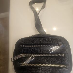 Rebecca Minkoff Black Leather Crossbody Bag